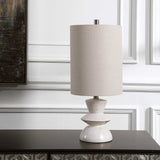 Stevens White Bleached Wood Buffet Lamp - Ornate Home