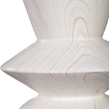 Stevens White Bleached Wood Buffet Lamp - Ornate Home