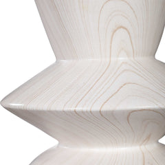 Stevens White Bleached Wood Buffet Lamp - Ornate Home