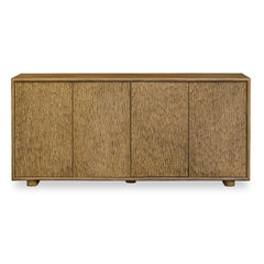 Stevenson Woodtone Natural Wood 4 Door Cabinet - Ornate Home
