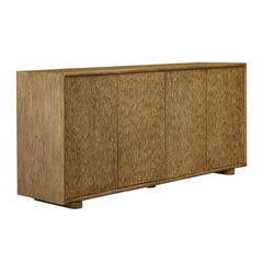 Stevenson Woodtone Natural Wood 4 Door Cabinet - Ornate Home