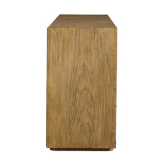 Stevenson Woodtone Natural Wood 4 Door Cabinet - Ornate Home