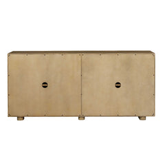 Stevenson Woodtone Natural Wood 4 Door Cabinet - Ornate Home