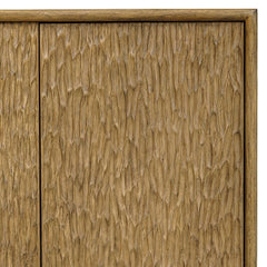 Stevenson Woodtone Natural Wood 4 Door Cabinet - Ornate Home