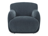 Stevie Slate Blue Lounge Chair - Ornate Home