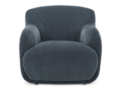 Stevie Slate Blue Lounge Chair - Ornate Home