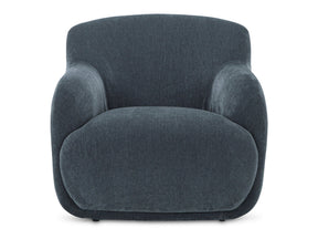 Stevie Slate Blue Lounge Chair - Ornate Home