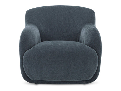 Stevie Slate Blue Lounge Chair - Ornate Home