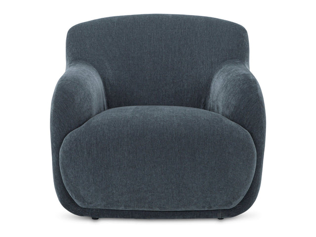 Stevie Slate Blue Lounge Chair - Ornate Home