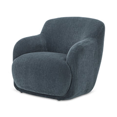 Stevie Slate Blue Lounge Chair - Ornate Home