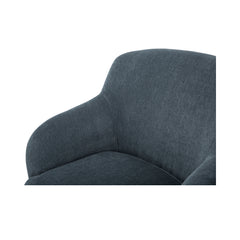 Stevie Slate Blue Lounge Chair - Ornate Home