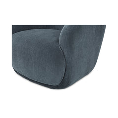 Stevie Slate Blue Lounge Chair - Ornate Home
