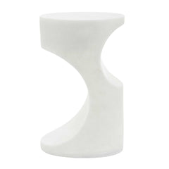 Stevie White Indoor-Outdoor Accent Table - Ornate Home