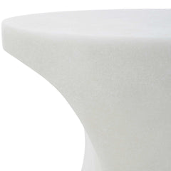 Stevie White Indoor-Outdoor Accent Table - Ornate Home