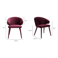 Stewart Purple Dining Chair - Ornate Home