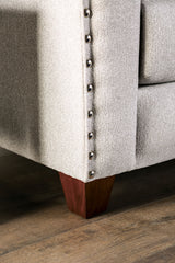 Stickney Light Gray/Navy Loveseat - Ornate Home