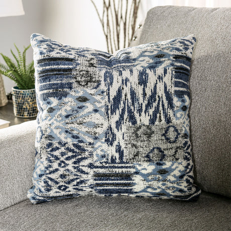 Stickney Light Gray/Navy Loveseat - Ornate Home