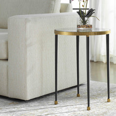 Stiletto Antique Gold Side Table - Ornate Home