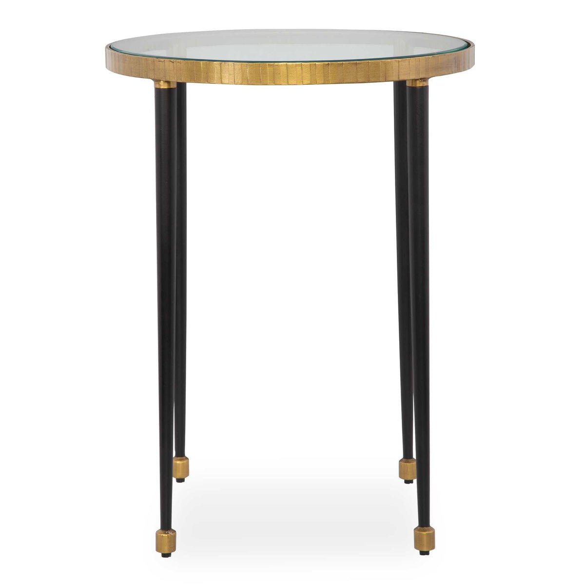 Stiletto Antique Gold Side Table - Ornate Home