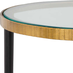 Stiletto Antique Gold Side Table - Ornate Home