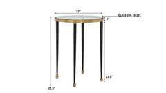 Stiletto Antique Gold Side Table - Ornate Home