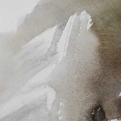 Still Moving Brown/Gray/White Abstract Painting - Ornate Home