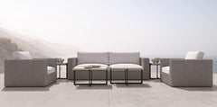 Stillwater Terrazzo Stone/Flint Grey Outdoor Cocktail Table - Ornate Home