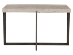 Stillwater Terrazzo Stone/Flint Grey Outdoor Table - Ornate Home