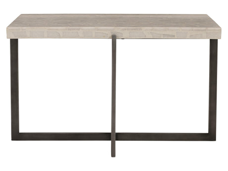 Stillwater Terrazzo Stone/Flint Grey Outdoor Table - Ornate Home