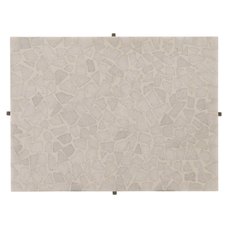 Stillwater Terrazzo Stone/Flint Grey Outdoor Table - Ornate Home