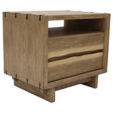 Stillwater Weathered Oak 2-drawer Nightstand - Ornate Home