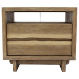 Stillwater Weathered Oak 2-drawer Nightstand - Ornate Home