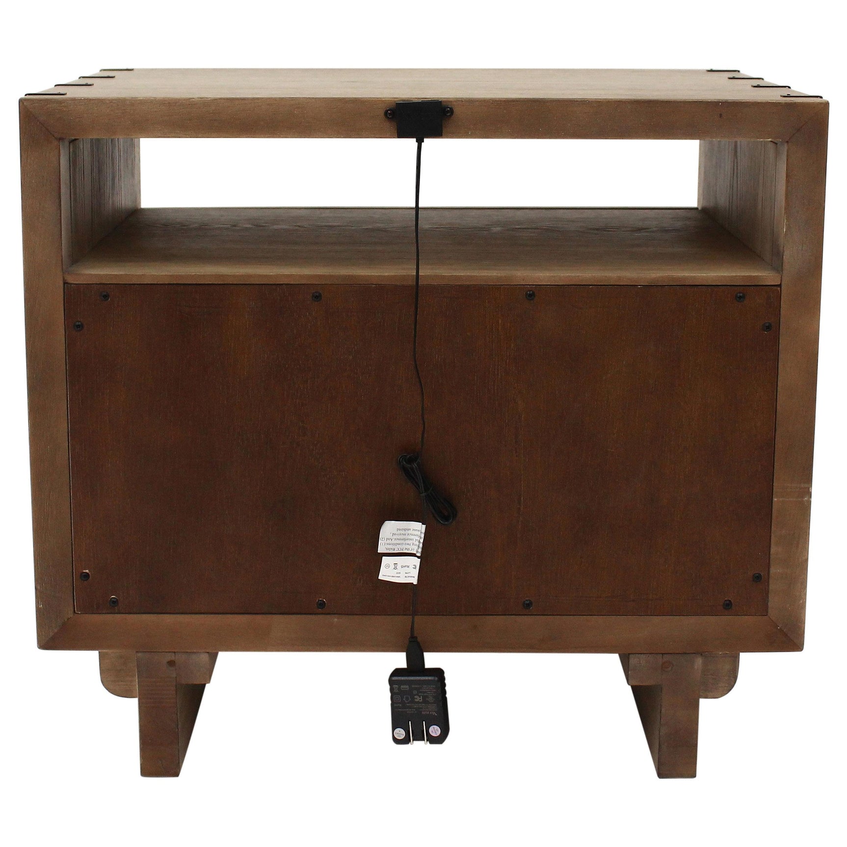 Stillwater Weathered Oak 2-drawer Nightstand - Ornate Home
