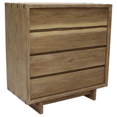 Stillwater Weathered Oak 4-drawer Chest - Ornate Home