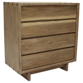 Stillwater Weathered Oak 4-drawer Chest - Ornate Home