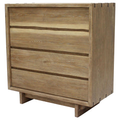 Stillwater Weathered Oak 4-drawer Chest - Ornate Home