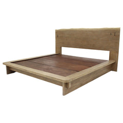 Stillwater Weathered Oak California King Platform Bed - Ornate Home