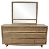 Stillwater Weathered Oak Dresser with Mirror - Ornate Home