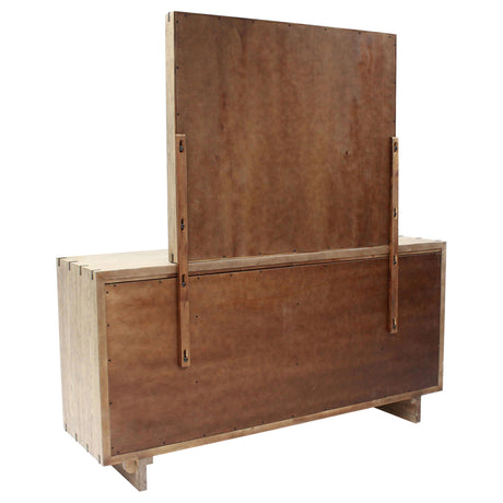 Stillwater Weathered Oak Dresser with Mirror - Ornate Home