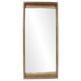 Stillwater Weathered Oak Full-Length Floor Mirror - Ornate Home