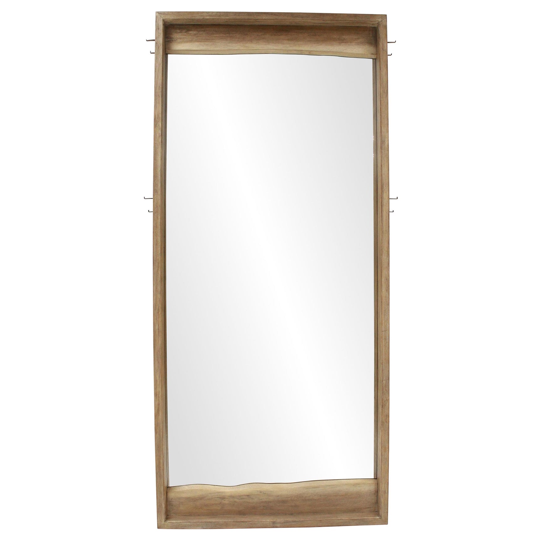 Stillwater Weathered Oak Full-Length Floor Mirror - Ornate Home