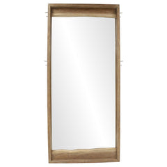 Stillwater Weathered Oak Full-Length Floor Mirror - Ornate Home
