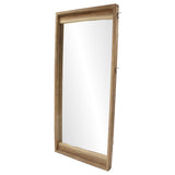 Stillwater Weathered Oak Full-Length Floor Mirror - Ornate Home