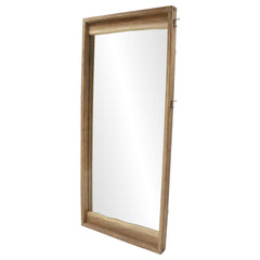 Stillwater Weathered Oak Full-Length Floor Mirror - Ornate Home
