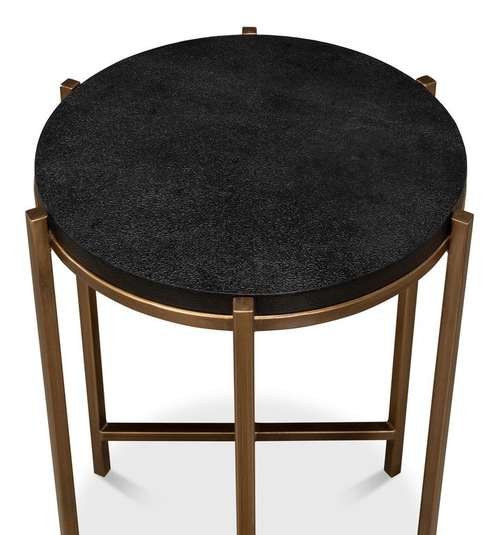 Stillwell Black Side Table - Ornate Home