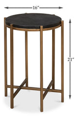 Stillwell Black Side Table - Ornate Home