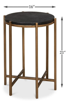 Stillwell Black Side Table - Ornate Home
