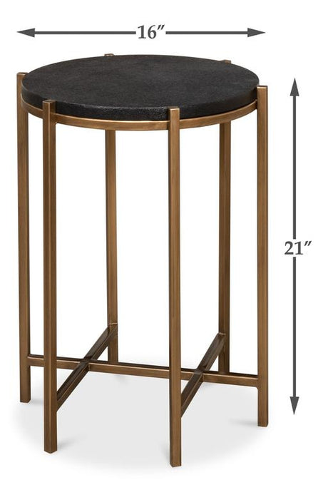 Stillwell Black Side Table - Ornate Home
