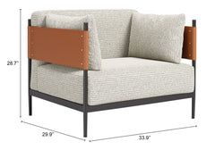 Stirbe Gray Armchair - Ornate Home
