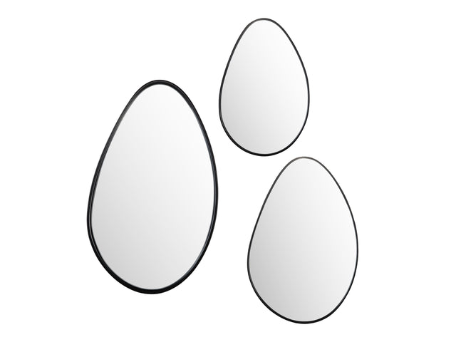 Stockport Black Wall Mirror - Ornate Home